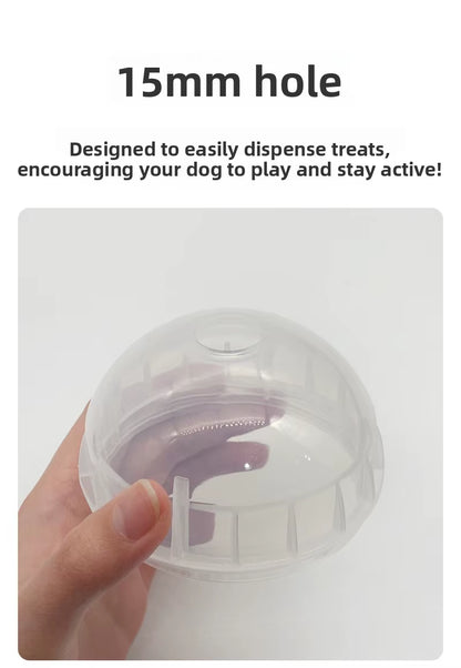 Treat Ball Dog Treat Dispenser Toy Ball Interactive Dog Toy - 4" Dog Food Toy Stimulation, Slow Feeder