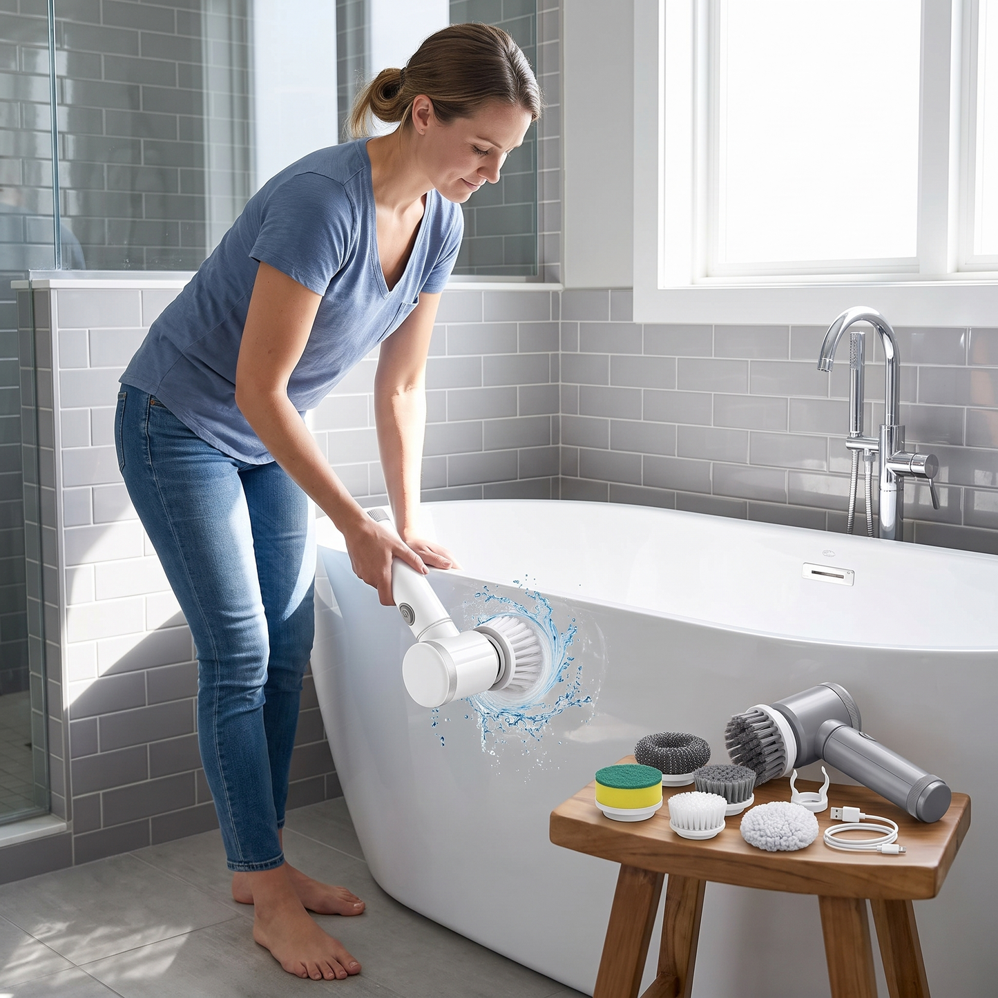 SpinForce™- 5-in-1 Power Scrubber 2.0